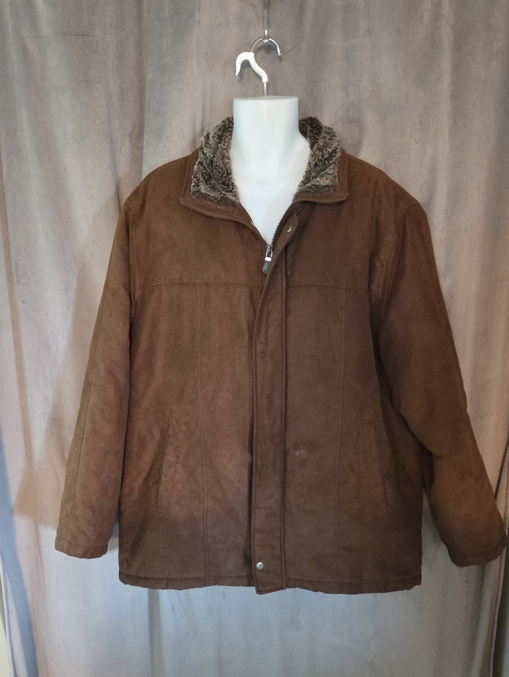 Dockers XXL Brown Sherpa-Collar Jacket